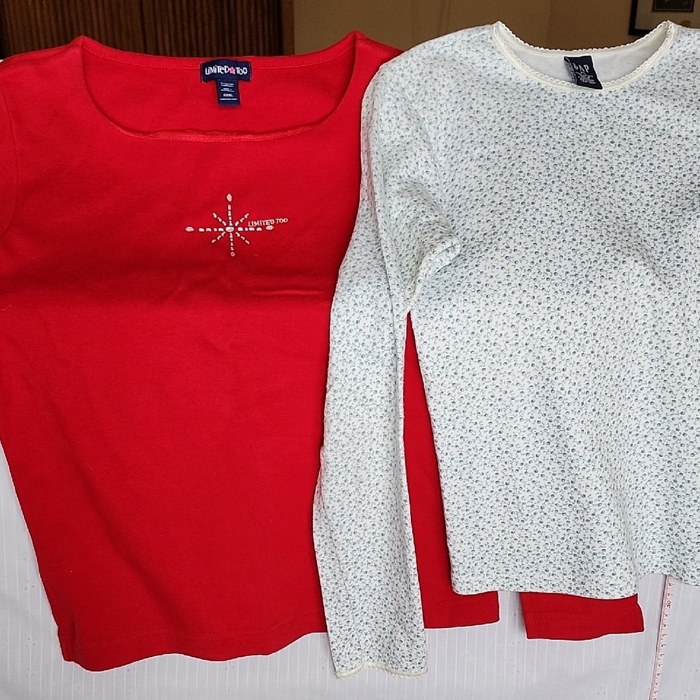 Limited Too and GAP Long sleeve tees.